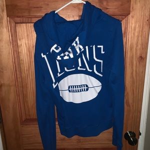Victoria’s Secret Pink Lions zip up hoodie